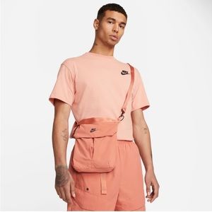 Nike Men Sportswear Tech Pack Woven Unlined Cargo Shorts Madder Root Size:XL